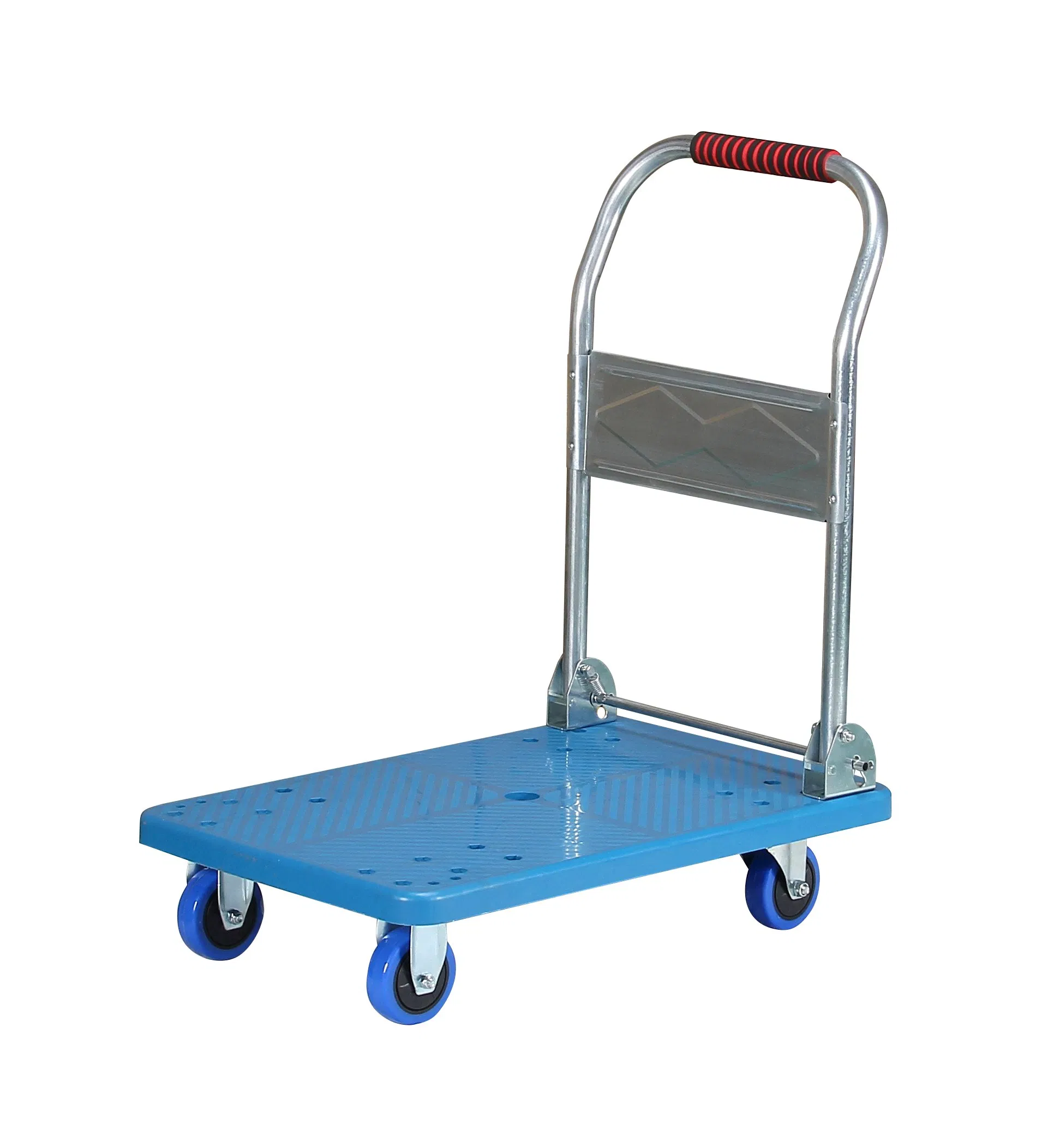 Durable Industrial-Grade Platform Hand Trolley with Smooth Rolling Wheels