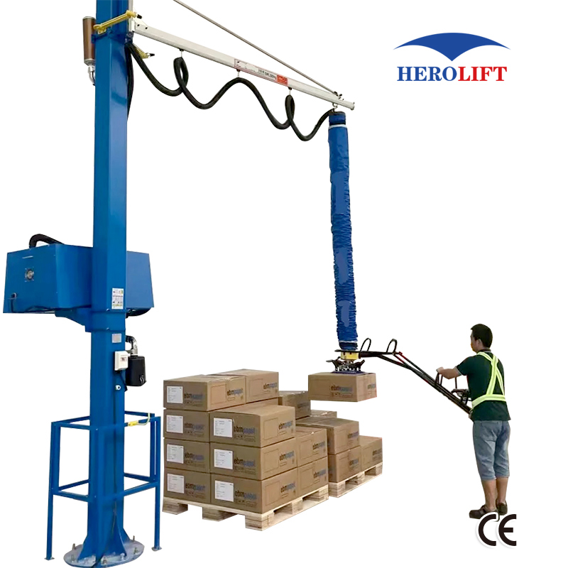 Warehouse Material Handing Equipment Industrial Vacuum Lifting Systems Reliable Tube &amp; Bag Handling