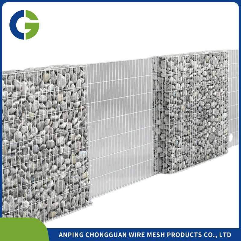 Protection of Dikes Welded Gabion Wall Stone Cage Wire Mesh Welded Gabion Box