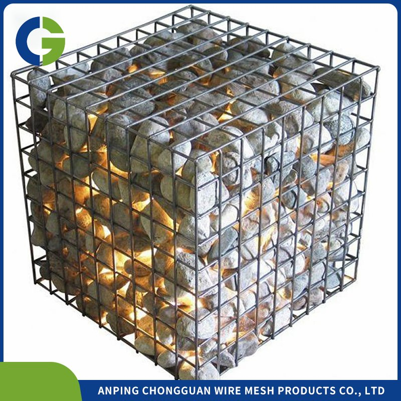 Protection of Dikes Welded Gabion Wall Stone Cage Wire Mesh Welded Gabion Box