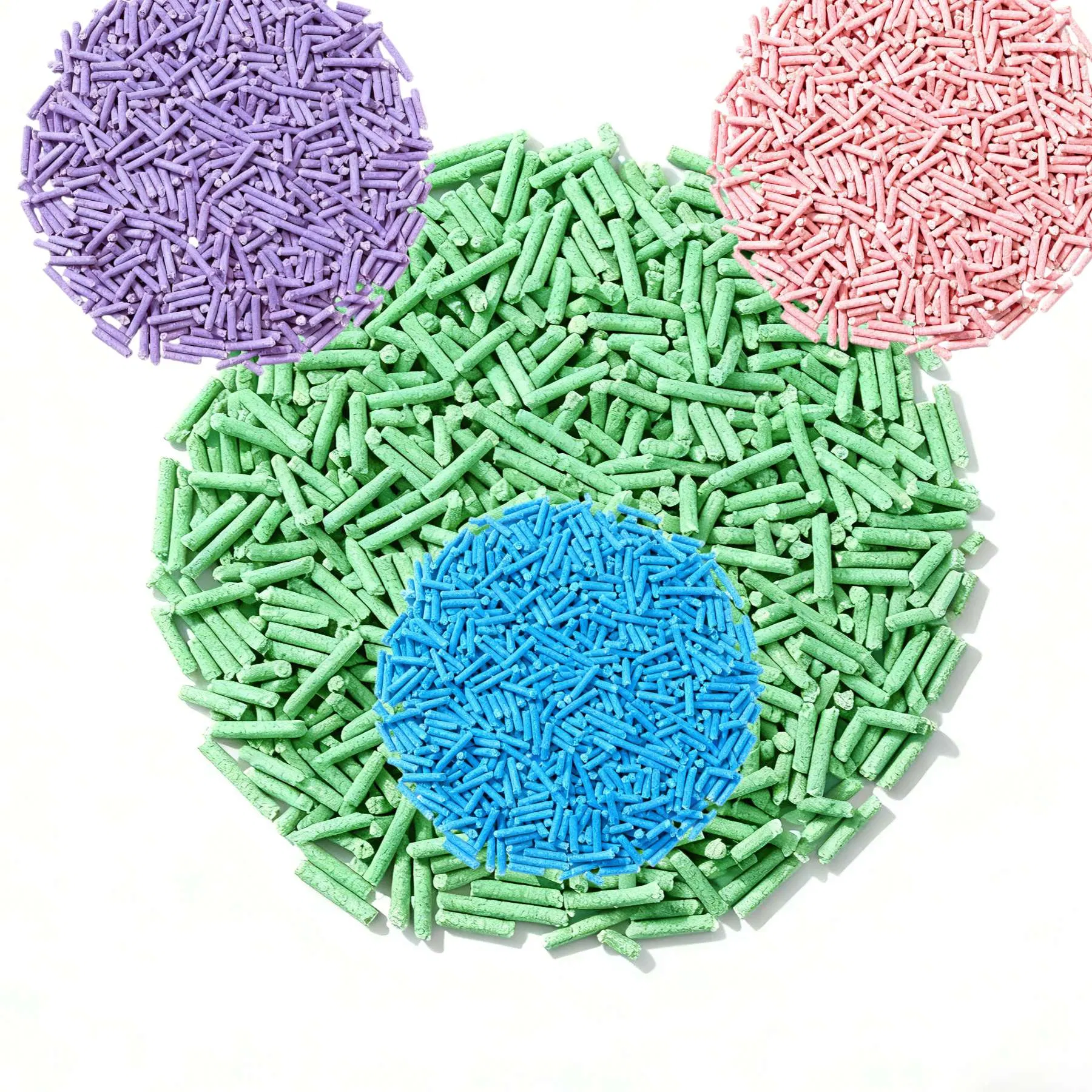 OEM Wholesale Pet Supplies Kitty Sand Manufacturer Biodegradable Bacteria Inhibition Dust Free Flushable Natural Clumping Premium Plant Tofu Cat Litter