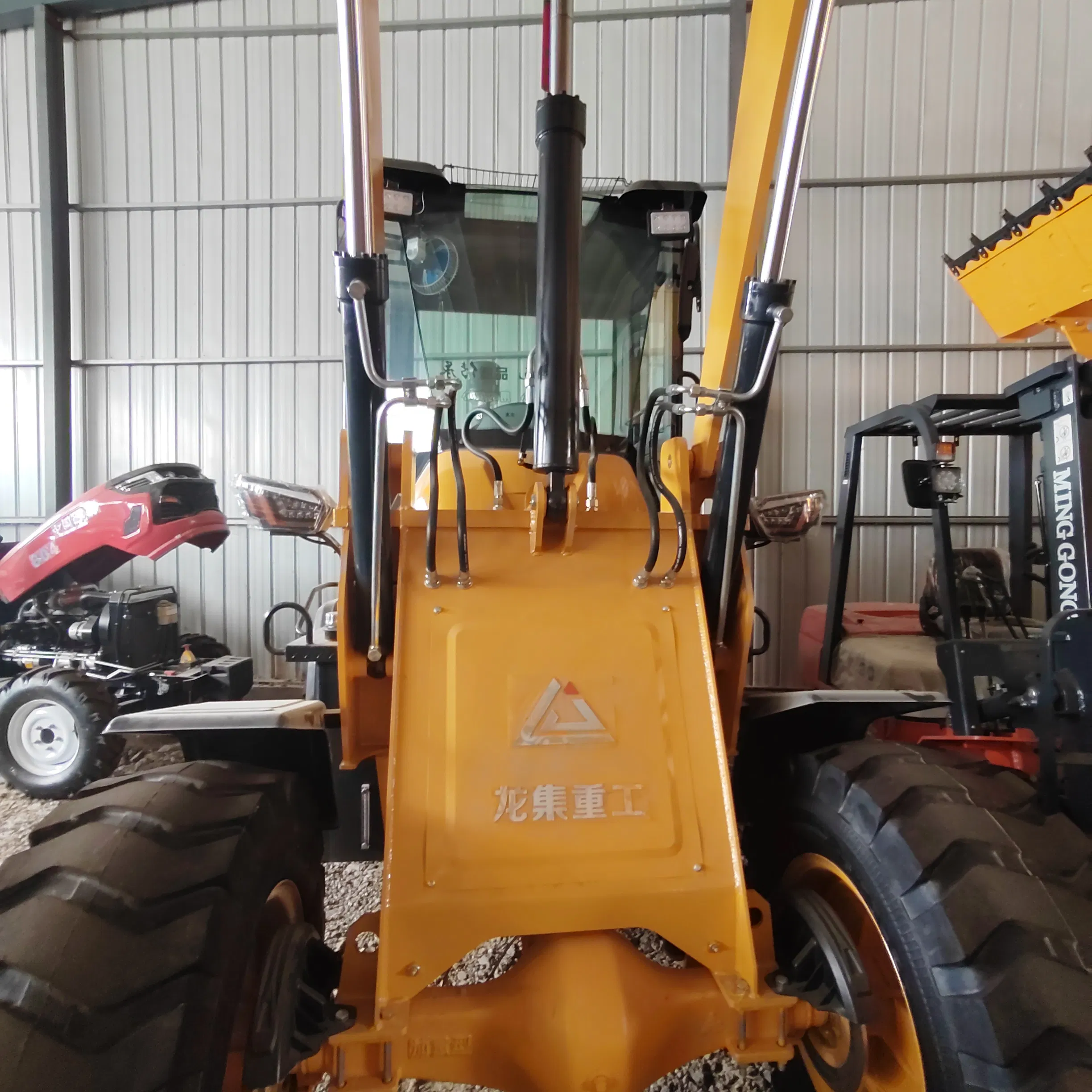 Yellow Transport Loader Equipment with Euro 5 Engine for Quick Material Handling