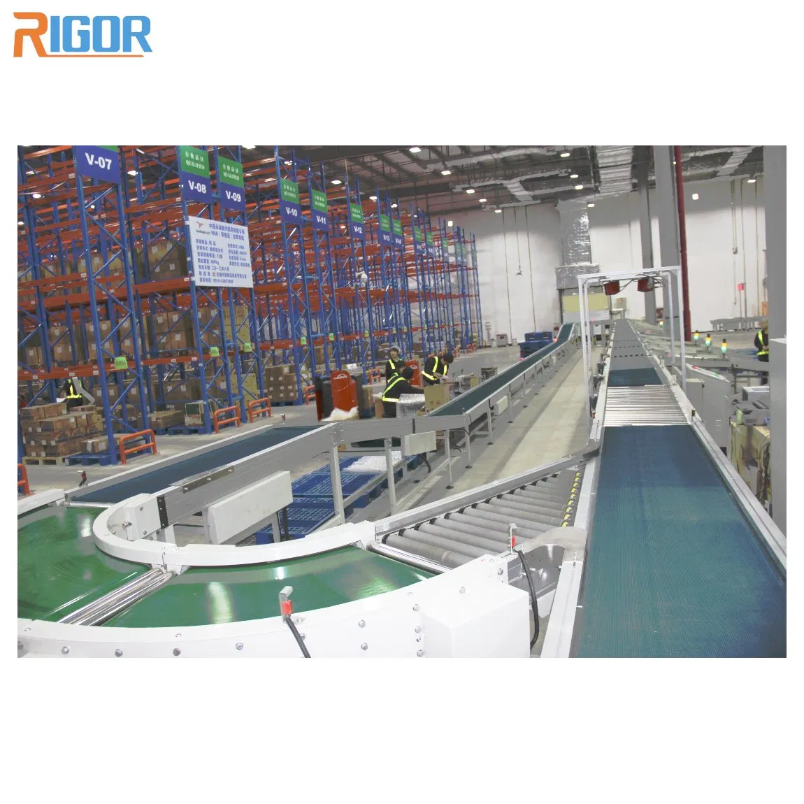 Efficient Light Duty Conveyor System for Warehouse Automation