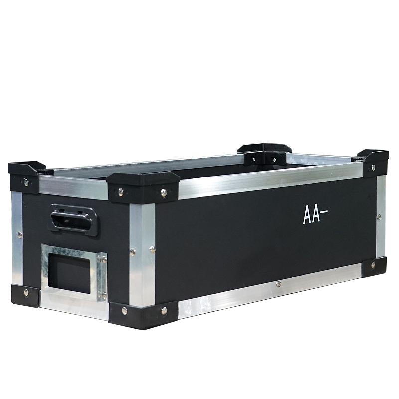 Factory Customize Anti-Static Foldable PP Corrugated Plastics Hollow Sheet Turnover Box Skeleton Boxes with Edge