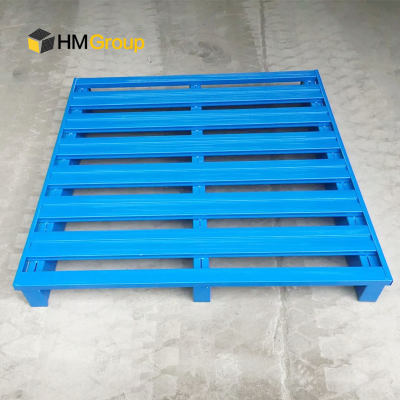 Hot DIP Galvanized Movable Forklift Guide 4 Stacking Metal Iron Pallets