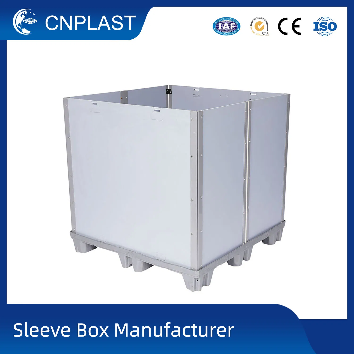Heavy Duty Large Industrial Logistic Gaylord Custom Sleeve Collapsible Folding Foldable Plastic Coaming Antistatic PP Hollow Turnover Corrugated Boxes