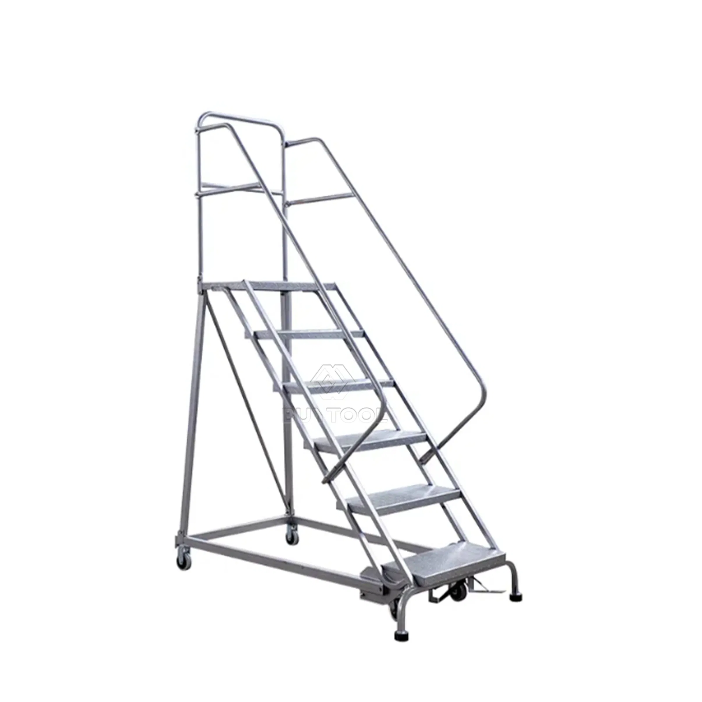 Industrial Self Locked Mobile Ladder for Warehouse Use