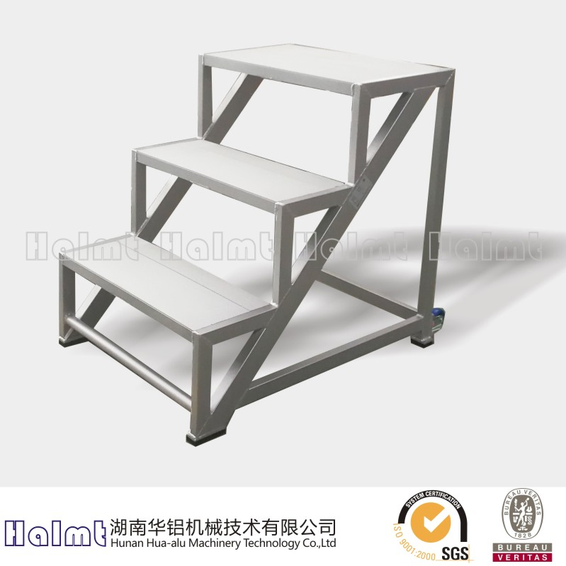High Quality Mobile Industrial Aluminum Step Ladder