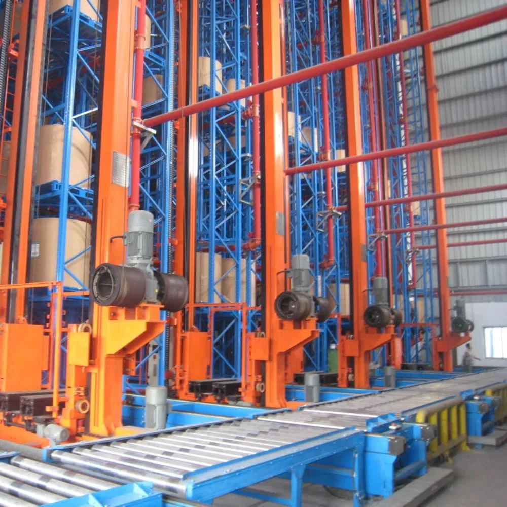 Heavy Duty Warehouse Storage Stacker Crane Automation Asrs System for Food and Beverage Warehouse