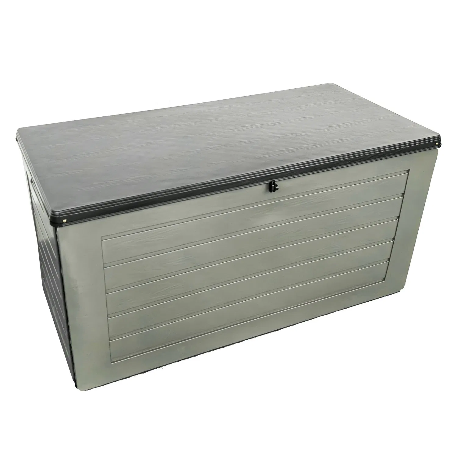 Large Garden Furniture Plastic Outdoor Cushion Storage Box Plastic Wicker Deck Container for Patio