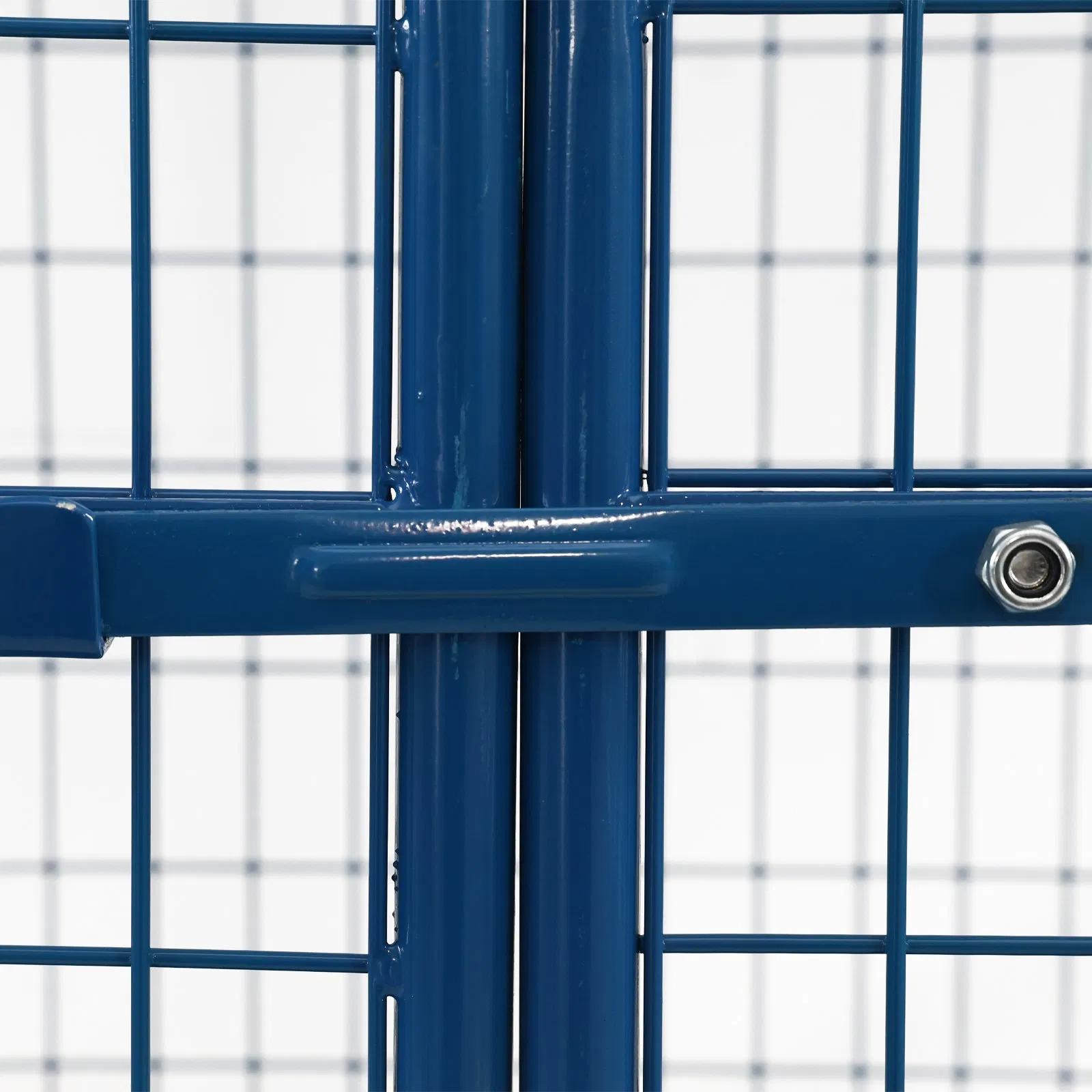 Heavy Duty Folding Roll Cage Trolley for Warehouse Logistics