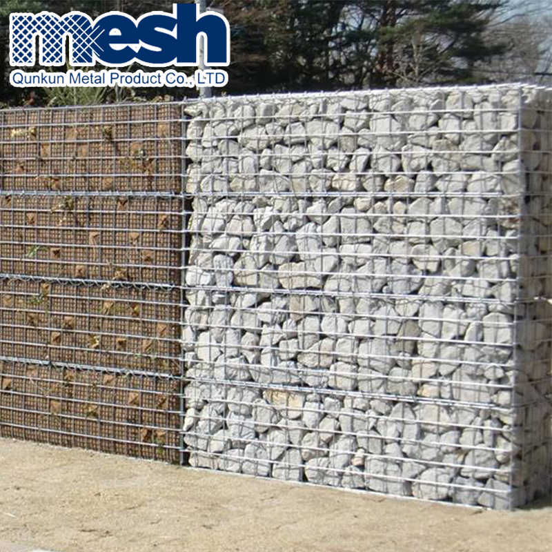 2X0.5X0.5m Galfan Znal Wire Gabion Box Stone Cage Retaining Wall Galvanized Welded Gabion Basket Fence