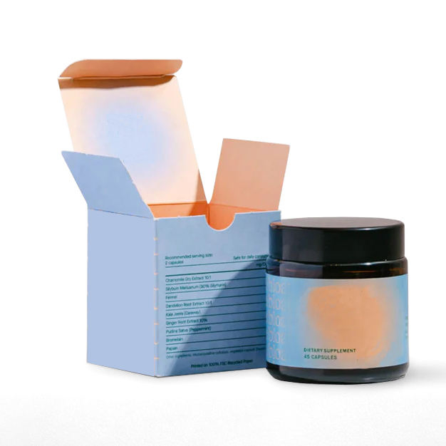 Custom Logo Small Empty Paper Cosmetic Face Soft Carton Box Whitening Cream Packing Boxes Packaging for Cream Jars