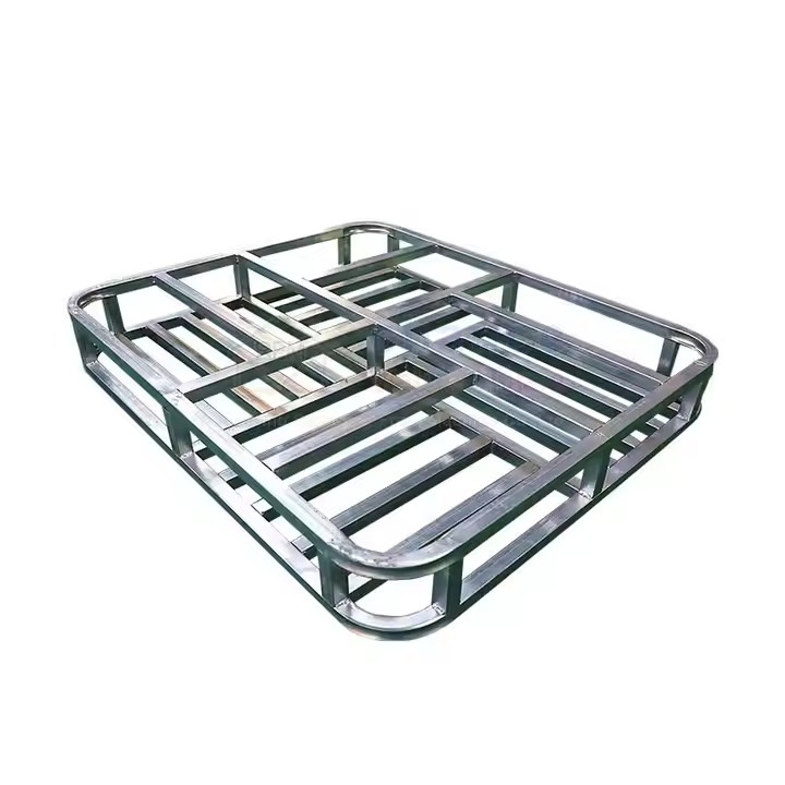 Warehouse Metal Pallet Racks Steel Storage Shelf Cast Iron Module Pallets 700X520X10 Custom Size Steel Pallet Racking