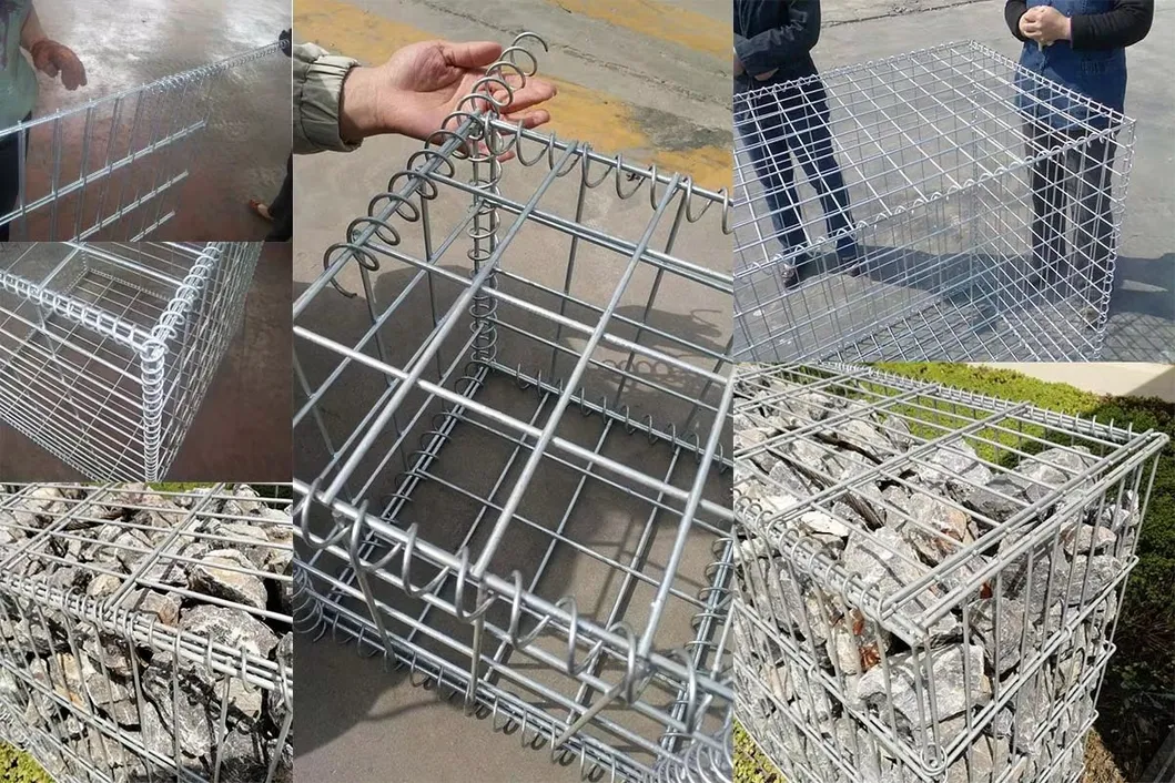 Durable Galvanized Welded Gabion Cage Box