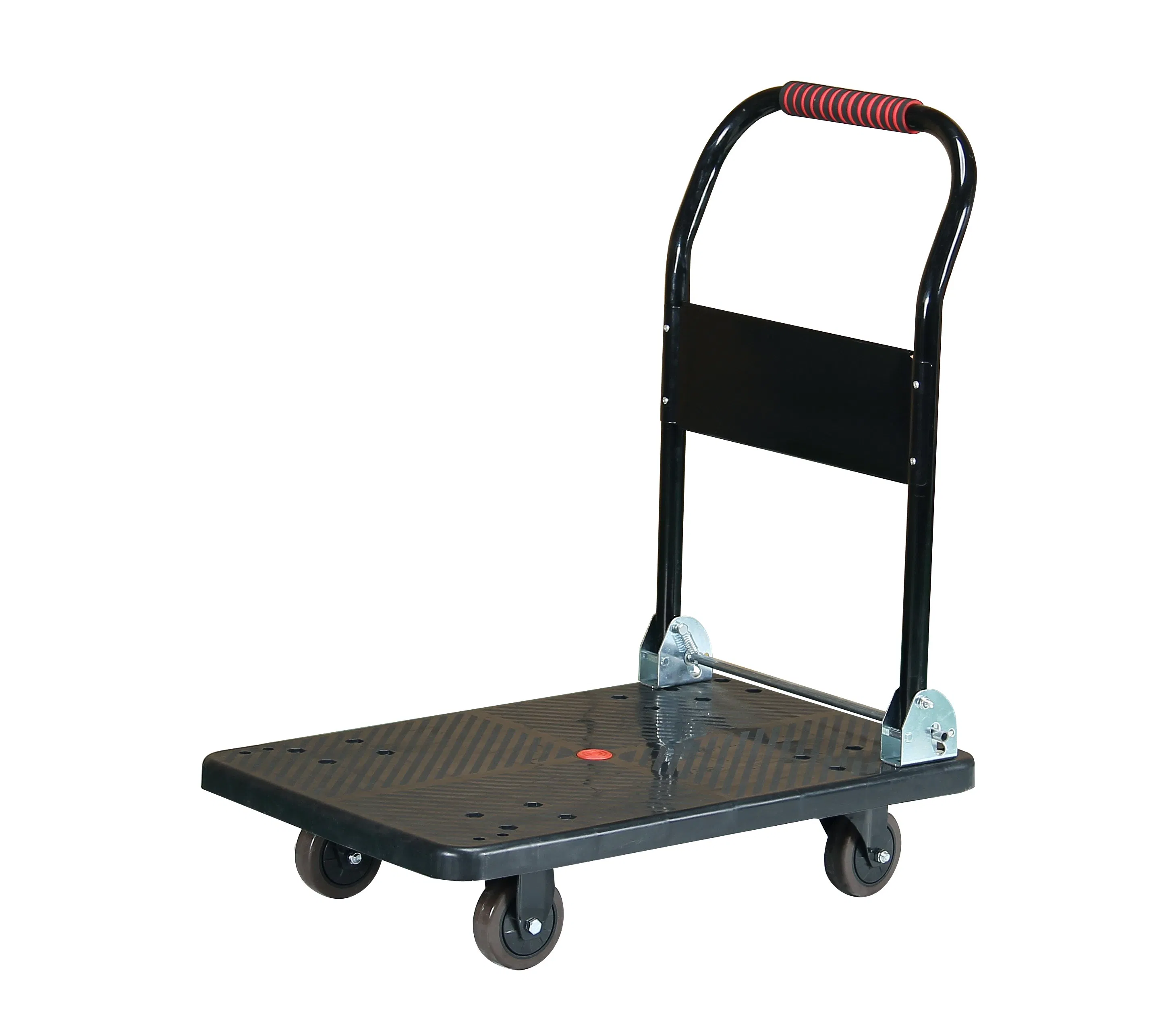 Durable Industrial-Grade Platform Hand Trolley with Smooth Rolling Wheels