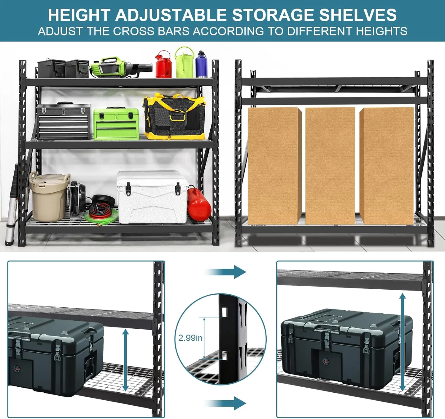 Storage Racks Shelving Units Heavy Duty Shelving Certificated Storage Warehouse Racking System