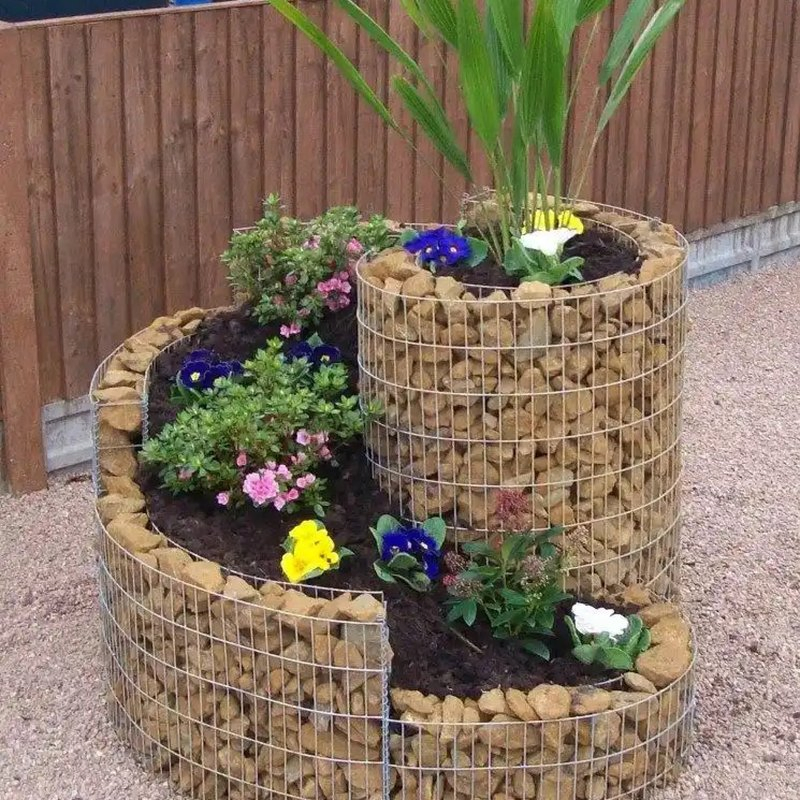 Three Twist Steel Wire Stone Cage Box Gabion Box for River Construction Project