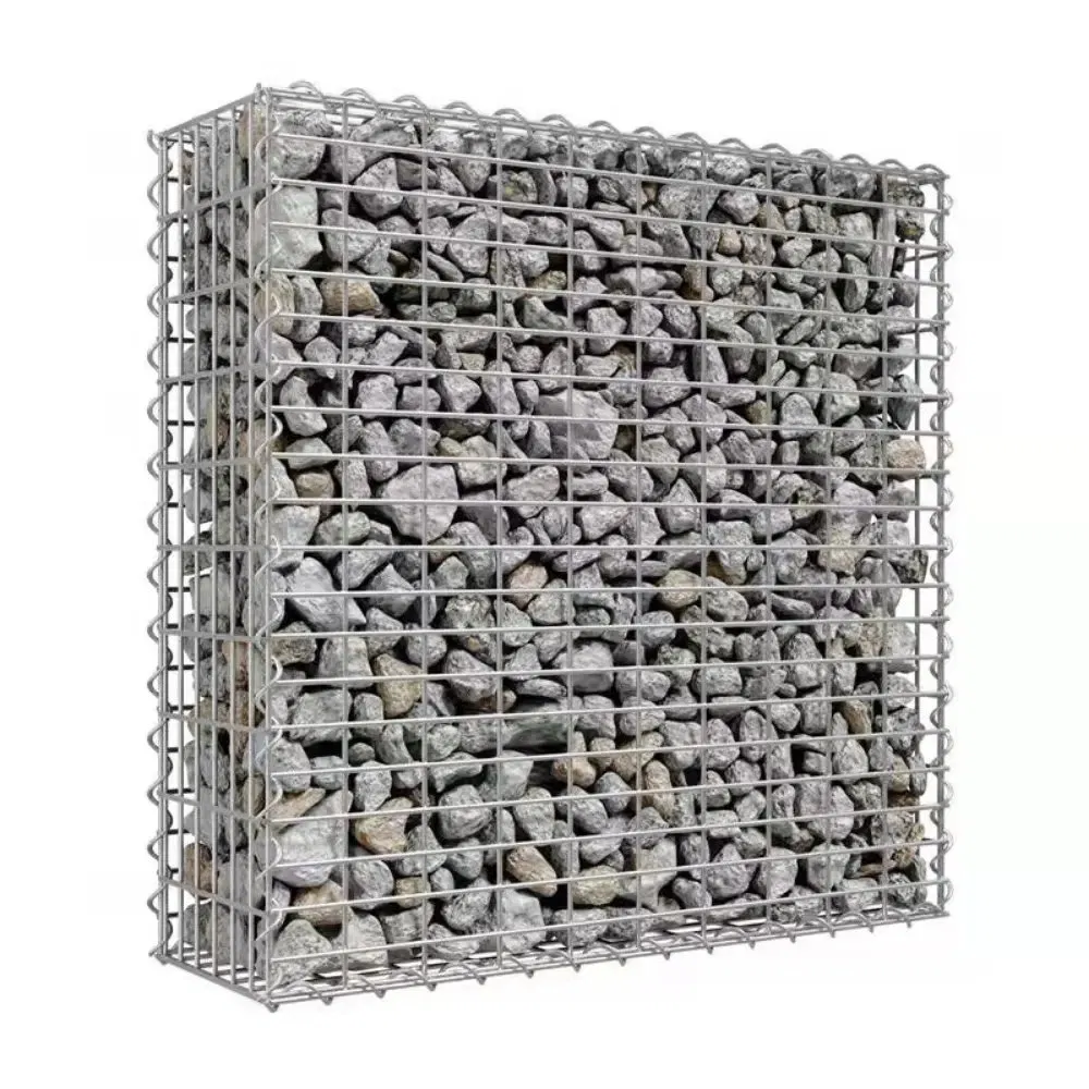 Durable Galvanized Welded Gabion Cage Box with PVC Coating