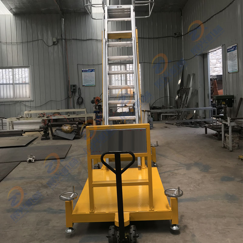 Truck Road Tanker Sampling Inspection Mobile Platform and Ladder