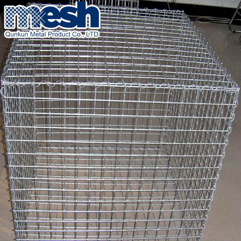 2X0.5X0.5m Galfan Znal Wire Gabion Box Stone Cage Retaining Wall Galvanized Welded Gabion Basket Fence