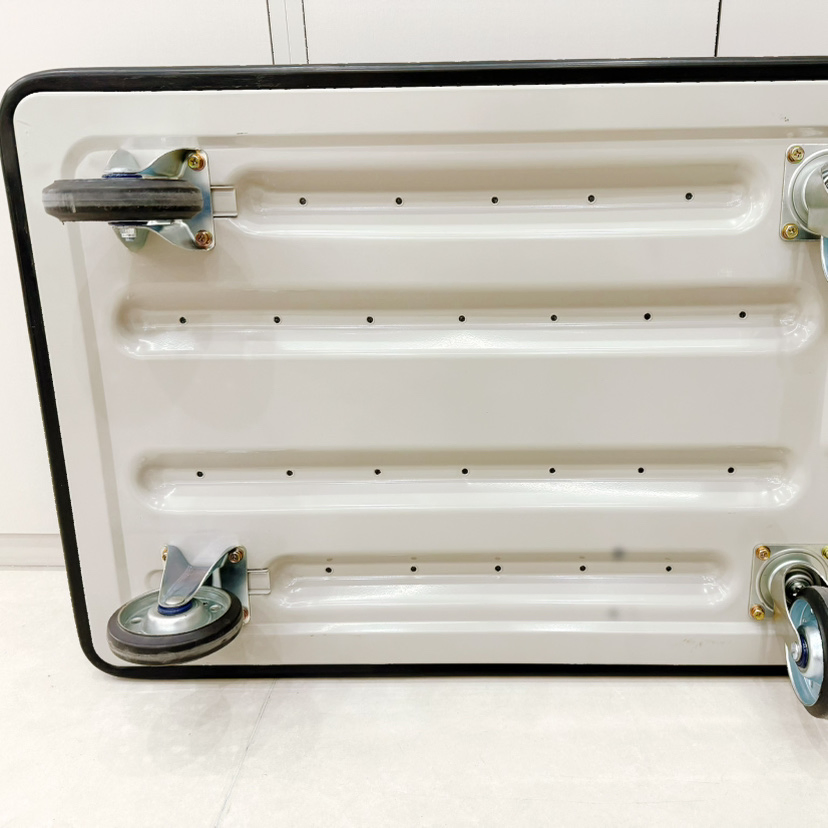 Heavy-Duty Platform J-350 Black Japanese Style Trolley for Easy Transport and Storage