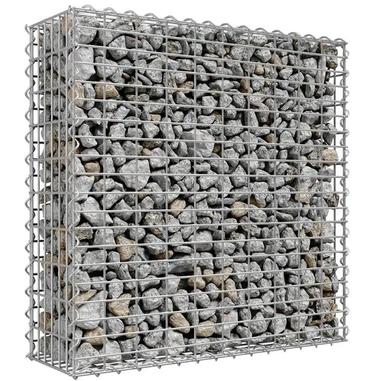 Easy Installation Flood Protective Welded Baskets Retaining Wall Stone Cage Welded Gabion Box