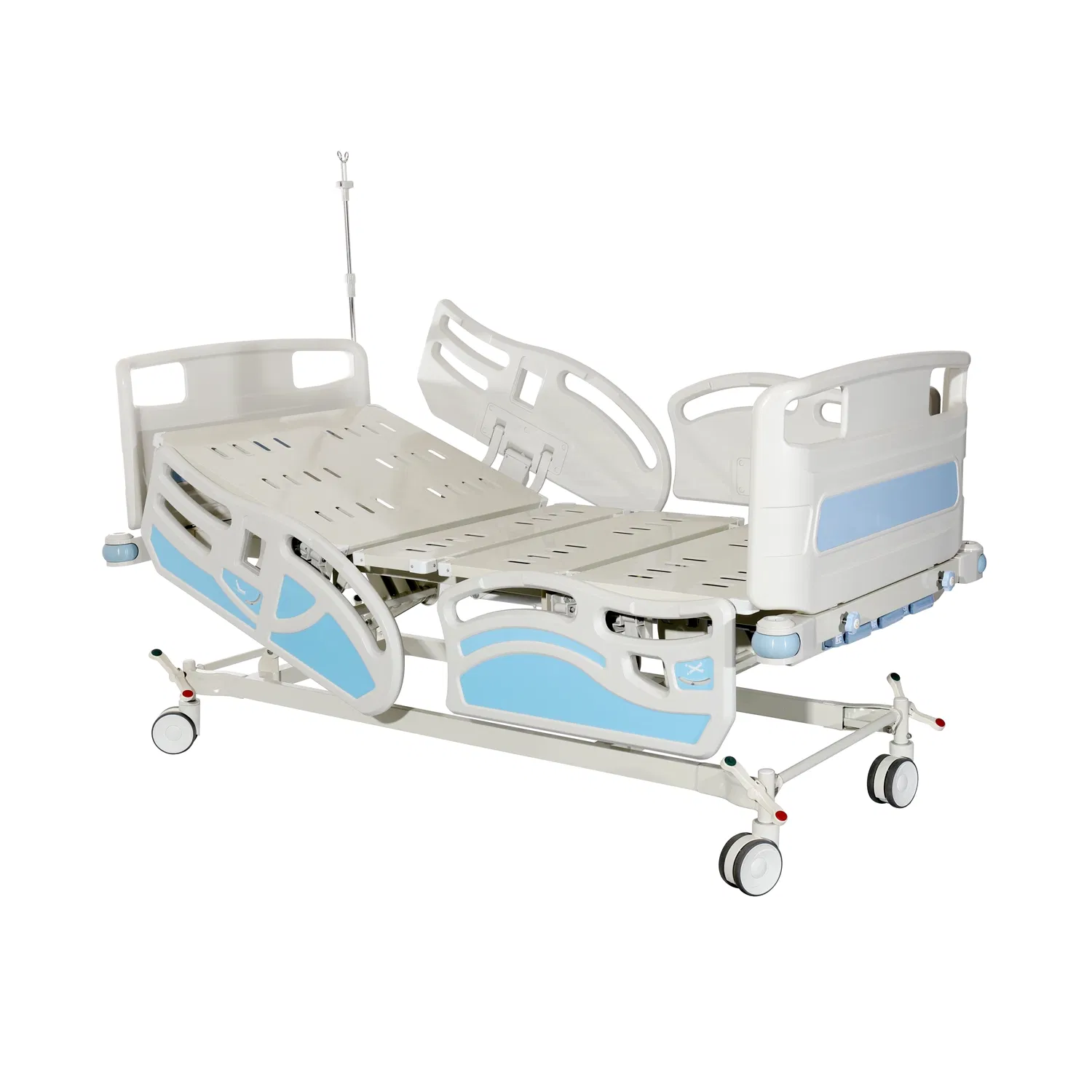 China Medical Supply Hospital Manual Bed with Three Cranks
