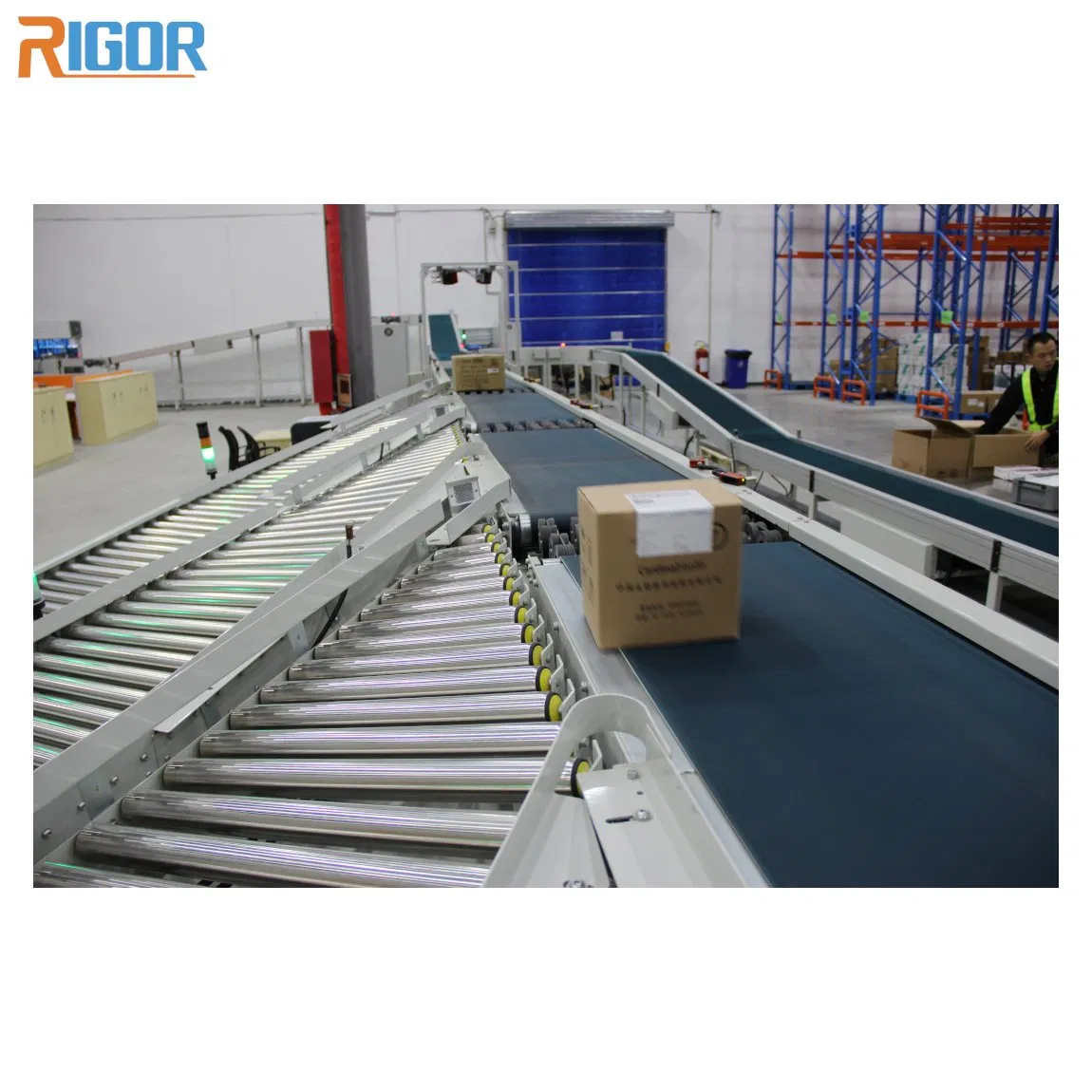 Efficient Light Duty Conveyor System for Warehouse Automation