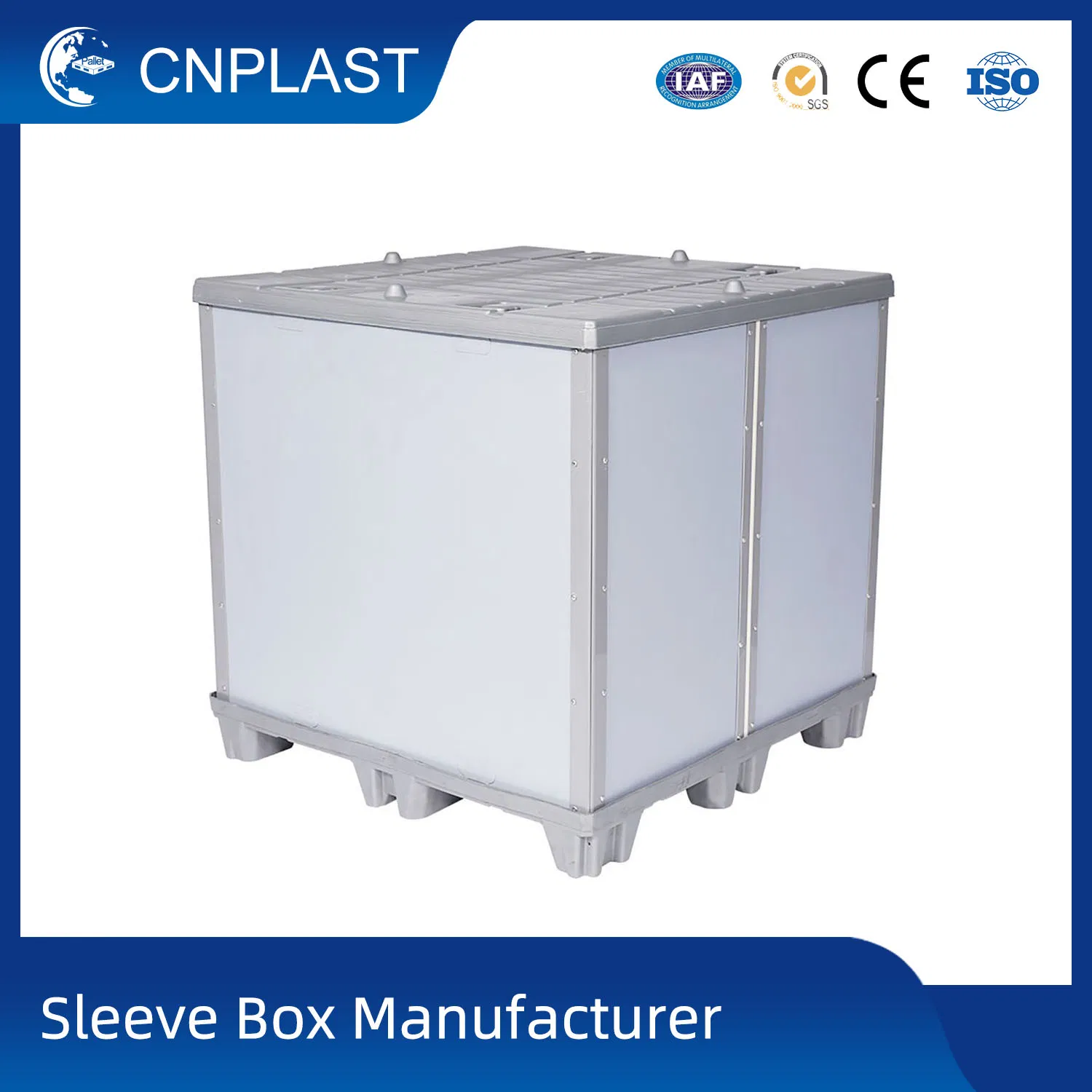 Heavy Duty Large Industrial Logistic Gaylord Custom Sleeve Collapsible Folding Foldable Plastic Coaming Antistatic PP Hollow Turnover Corrugated Boxes