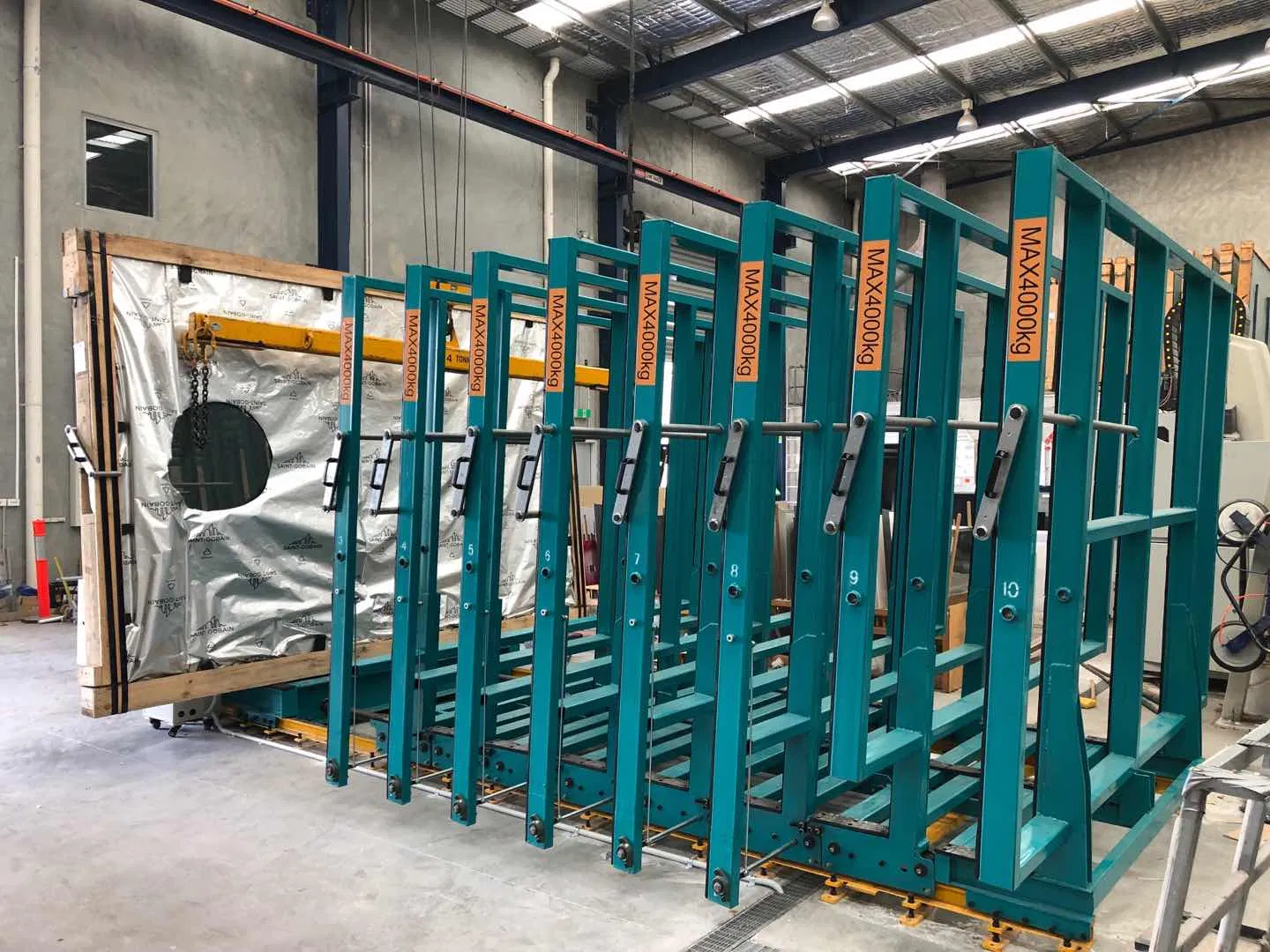 Glass Rack Frame/ Dinganda Glass Storage System/ Glass Rack Stand System/ Glass Storage Rack/ Glass Warehouse Stands/ Glass Frame Shelf