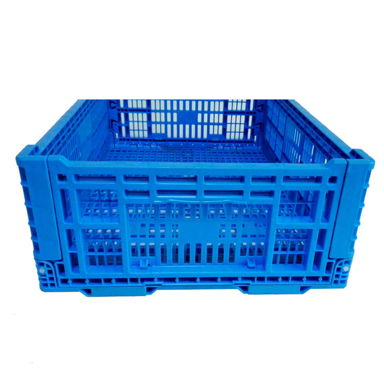 Foldable Crate Plastic Folding Basket Turnover Basket Warehouse Storage Box