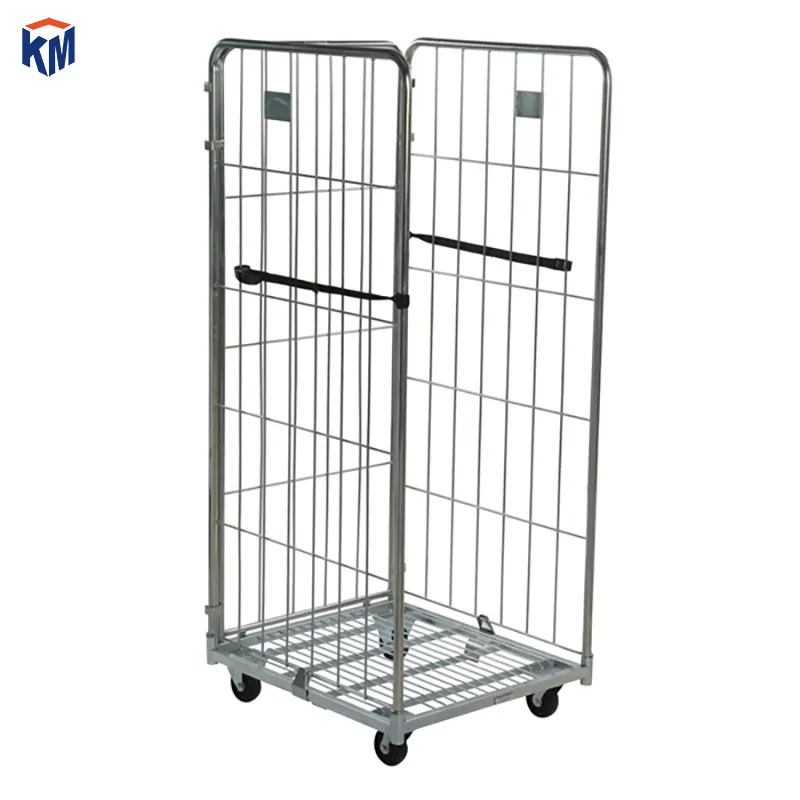 Storage Cage Car Folding Logistics Trolley
