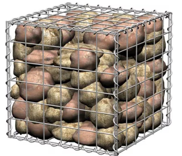China Supplier 80*100mm Stone Cage Retaining Wall Gabion Box Wire Mesh /River Bank Malla Soldada Gabione Galvanized Welded Gabion Box
