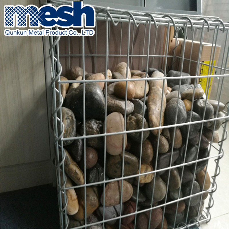 2X0.5X0.5m Galfan Znal Wire Gabion Box Stone Cage Retaining Wall Galvanized Welded Gabion Basket Fence