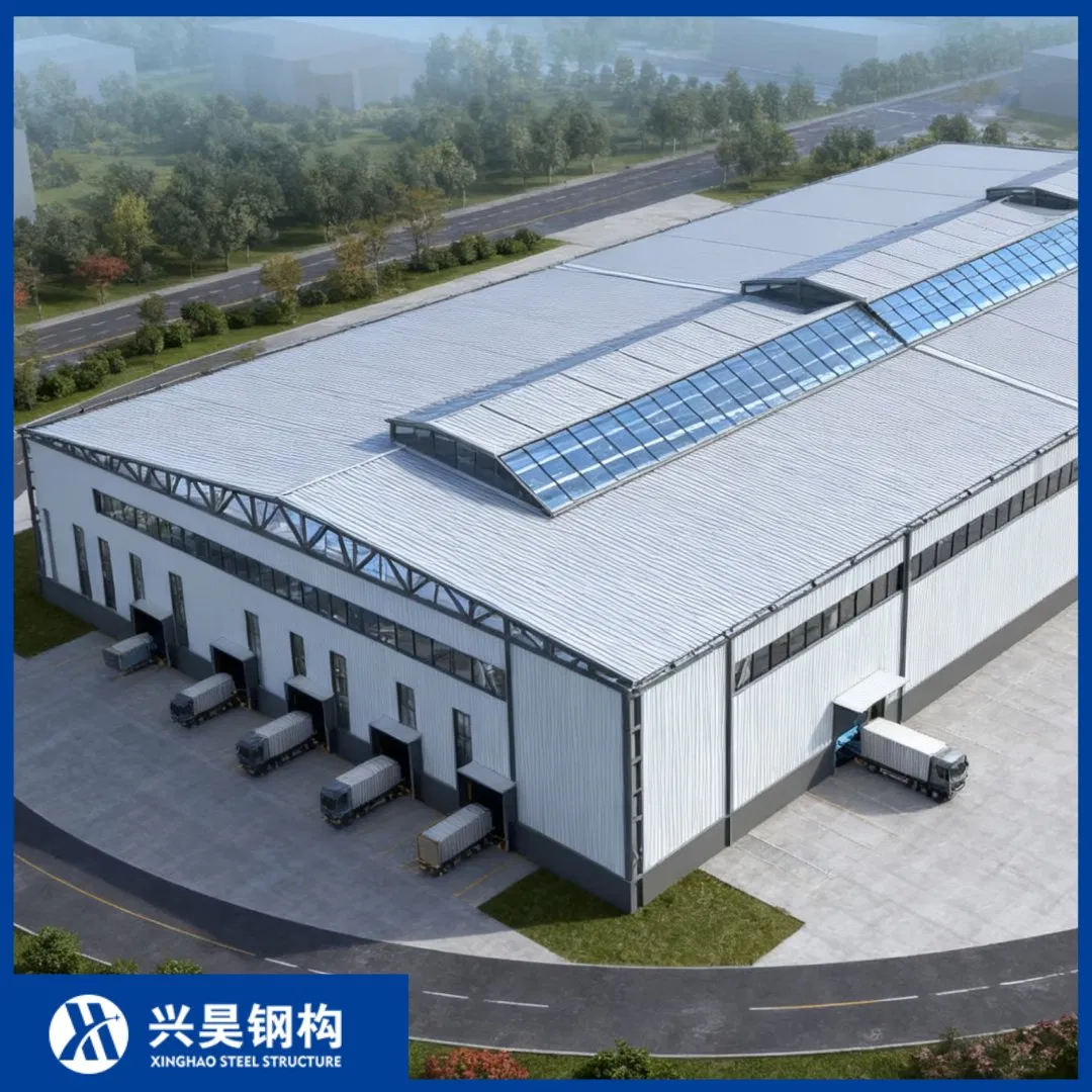 Industrial Portal Steel Frame Workshop Warehouse Prefabricated Metal House Office Prefab Building Steel Structure