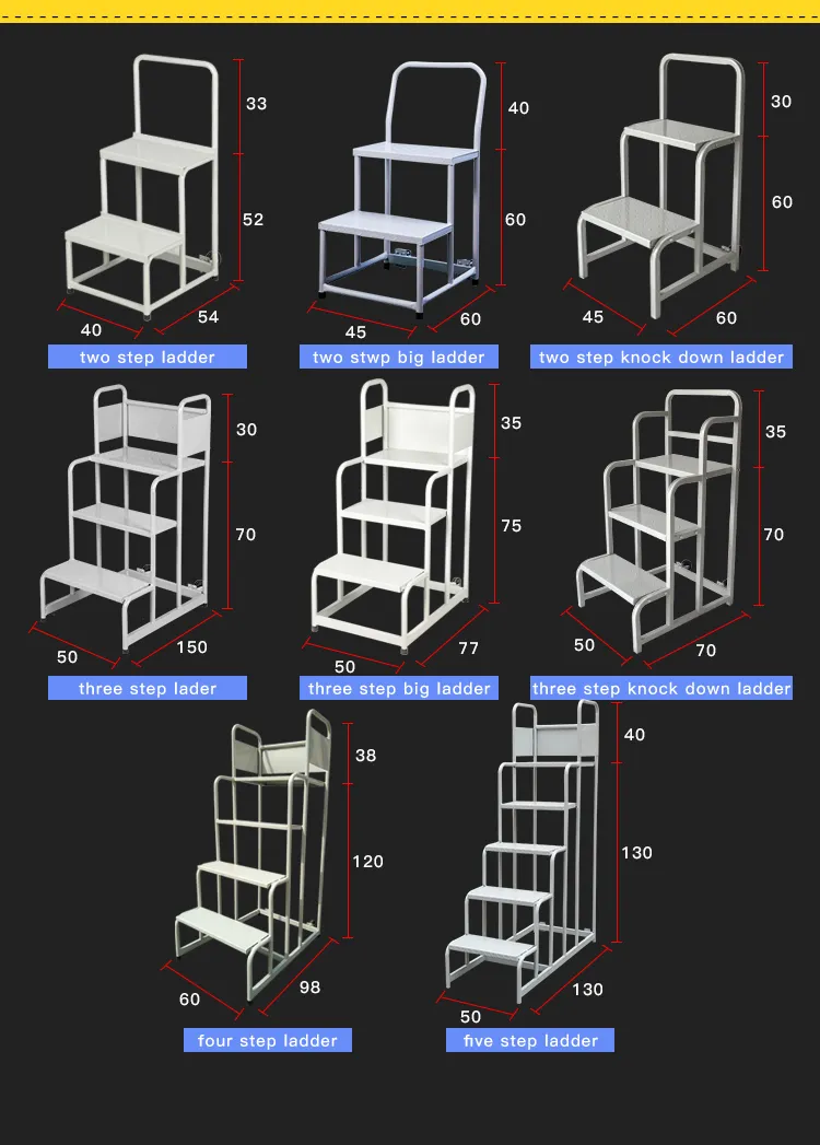 Rolling Mobile Platform Ladder