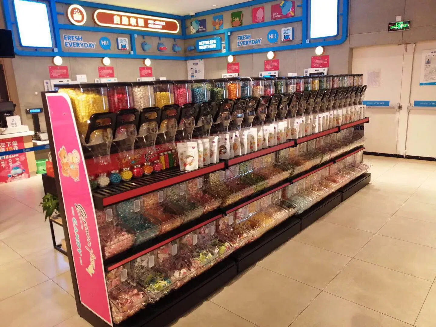 Iron Rack Metal Supermarket Shelving Display Equipment for Sale