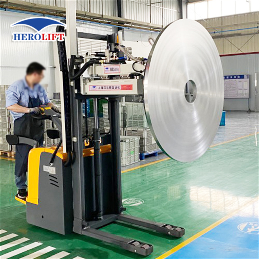 Factory Price Coil Roll Material Handling Equipment 500kg Stacker with Vacuum Lifting Systems