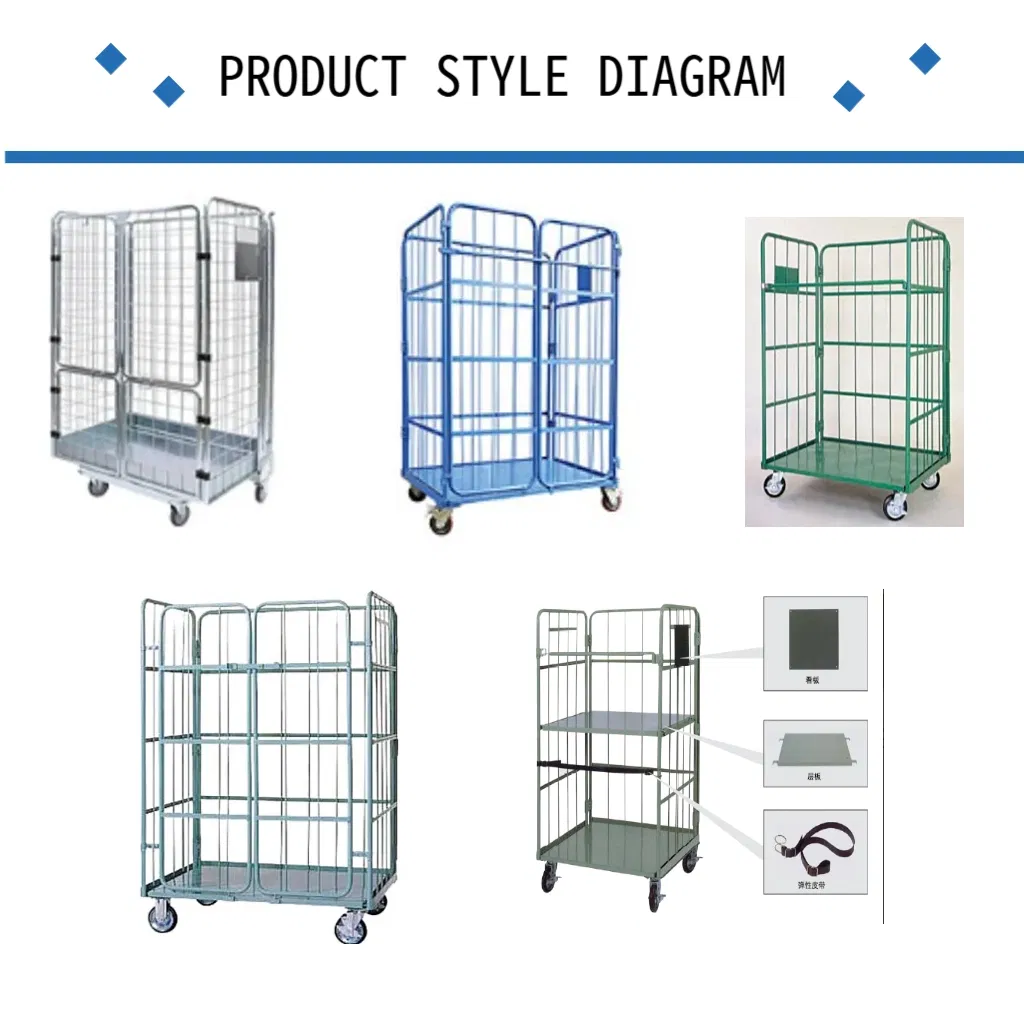 Foldable Metal Cage Trolley