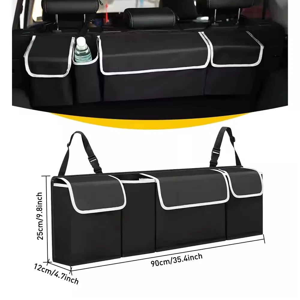 Pet Supplies Storage Foldable Bag Hanging Box for Car Rear Seat Trunk