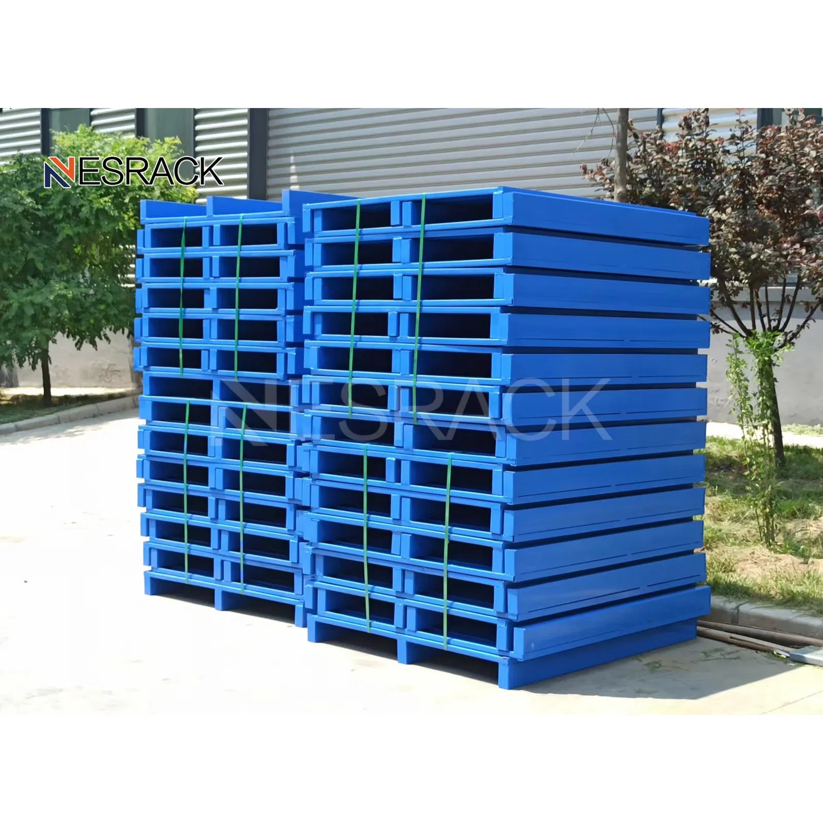 High Quality Q235B Euro Metal Pallet Heavy Duty Warehouse Forklift Pallet and Heavy Duty Stackable Iron Steel Pallets for Sale