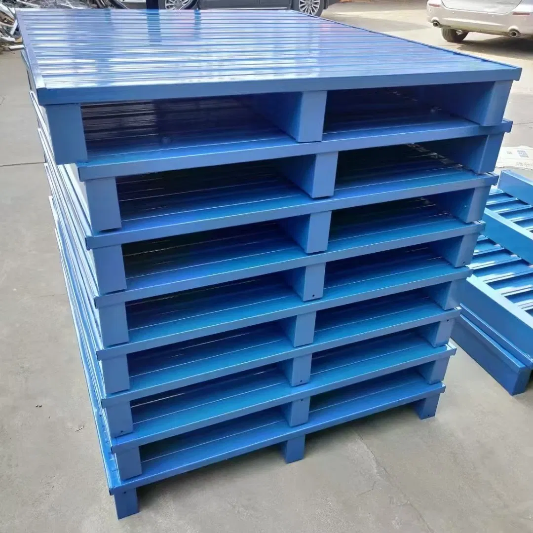 Heavy Duty Iron Steel Metal Pallets for Safe and Efficient Material Handling by China Manufacturer