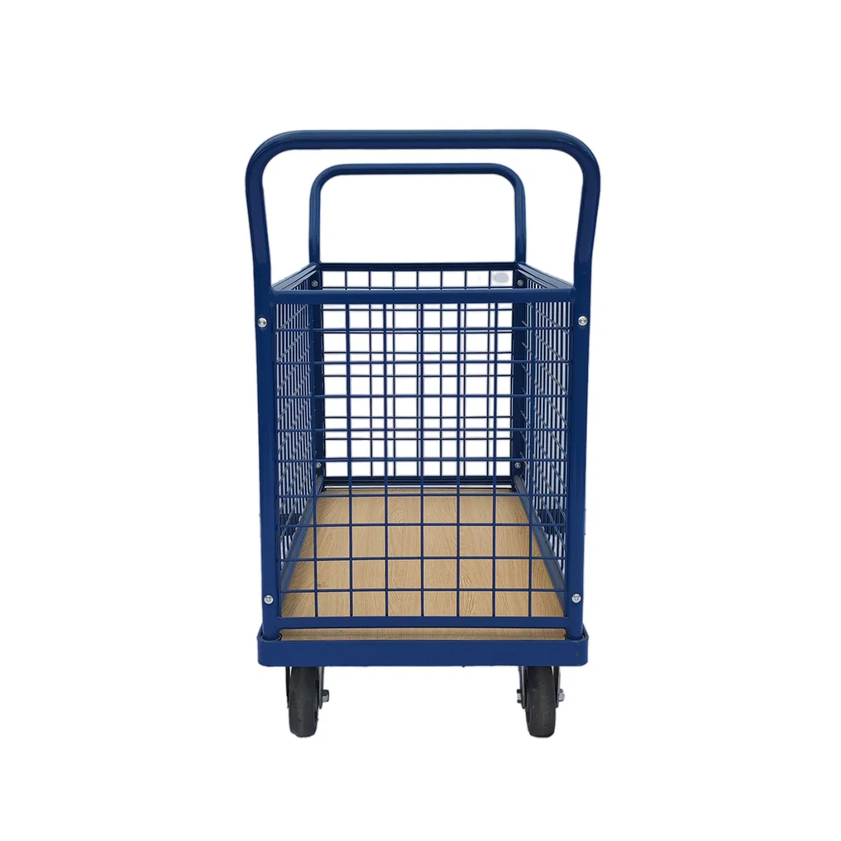 Powder Coating Warehouse Trolley Cart TCP1028W Moving Metal Platform Trolley