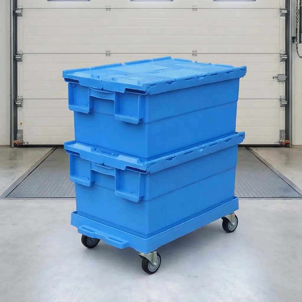 New Design High Load Plastic Platform Hand Trolley100kg-200kg Industrial Platform Cart Trolley