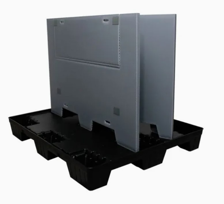 Stackable Reusable Recyclable Collapsible Foldable Plastic Sleeve Box Plastic Pallet Box