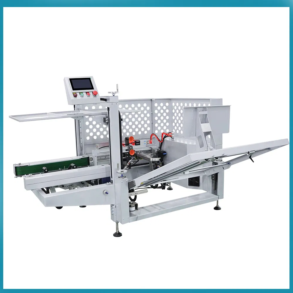 Carton Opening Machine with Safety Protection System Durable Components Long Service Life for Logistics Warehouse