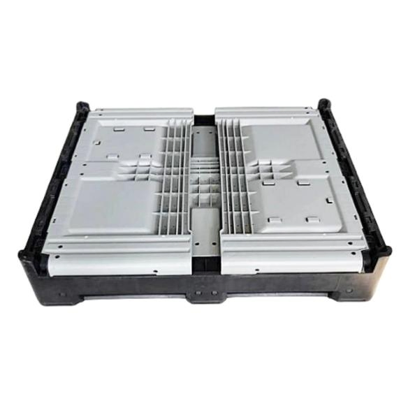Warehouse Forklift Truck Large Logistics Box Tray Type Plastic Turnover Box with Cover Large Multifunctional Folding Card Board