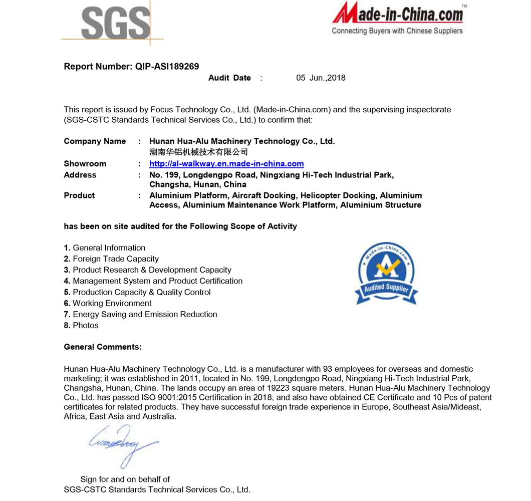SGS Certification