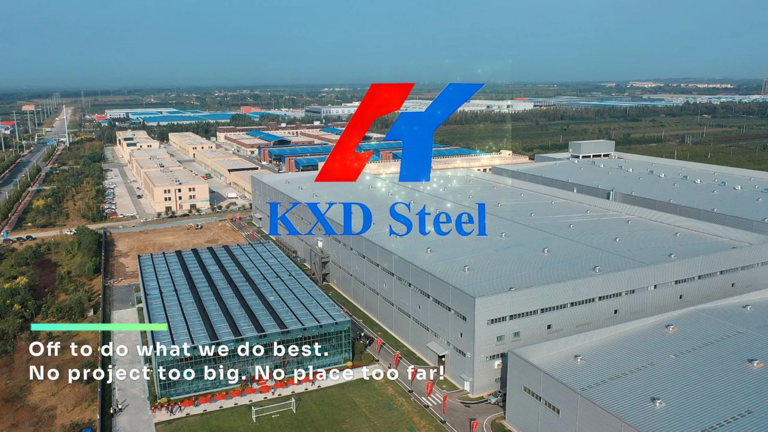 Light Steel Structure for Prefabricated Metal Customized Construction Factory Portal Frame Processing Workshop Building